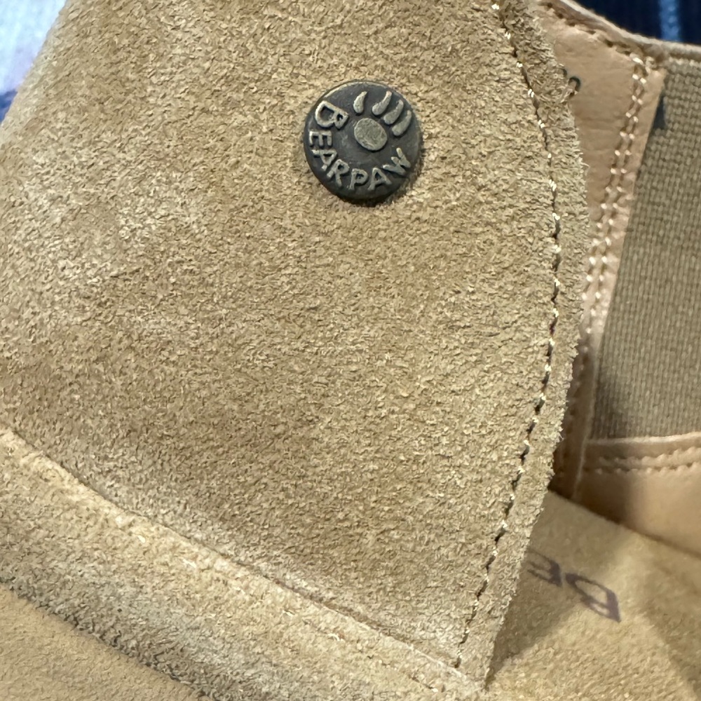 BearPaw Women's Tan Suede Wedges - Picture 4 of 8